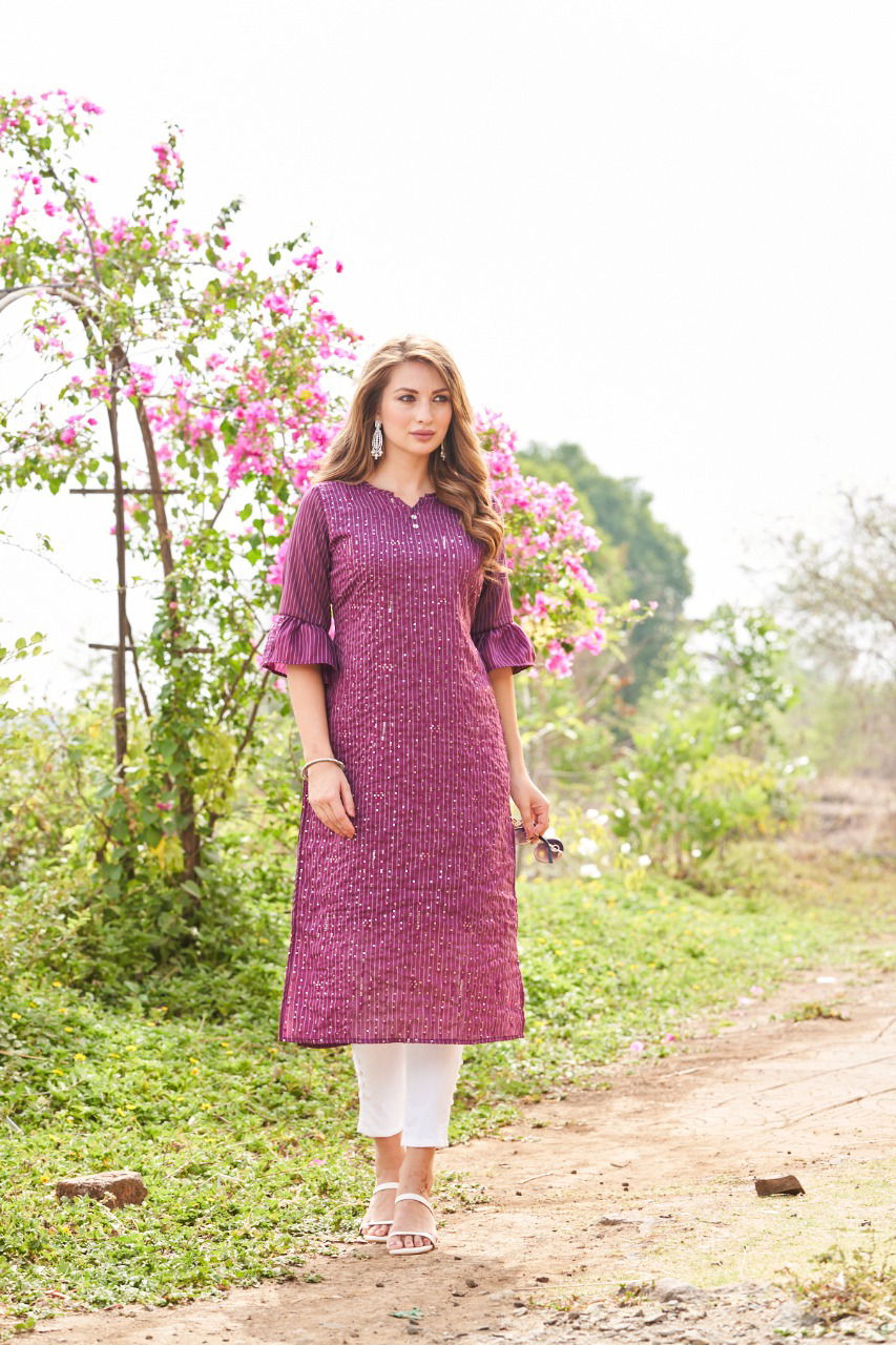 Art Riddhs Hanshika Ethnic Wear Wholesale Kurti Collection